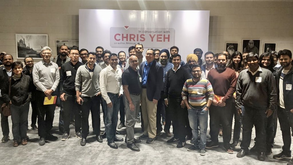 peakxvpartners's tweet image. Two phenomenal sessions in Bengaluru and Delhi. Where @jollymoh, @mobhat spoke to @chrisyeh on growth factors, growth limiters and practical applications of #Blitzscaling.