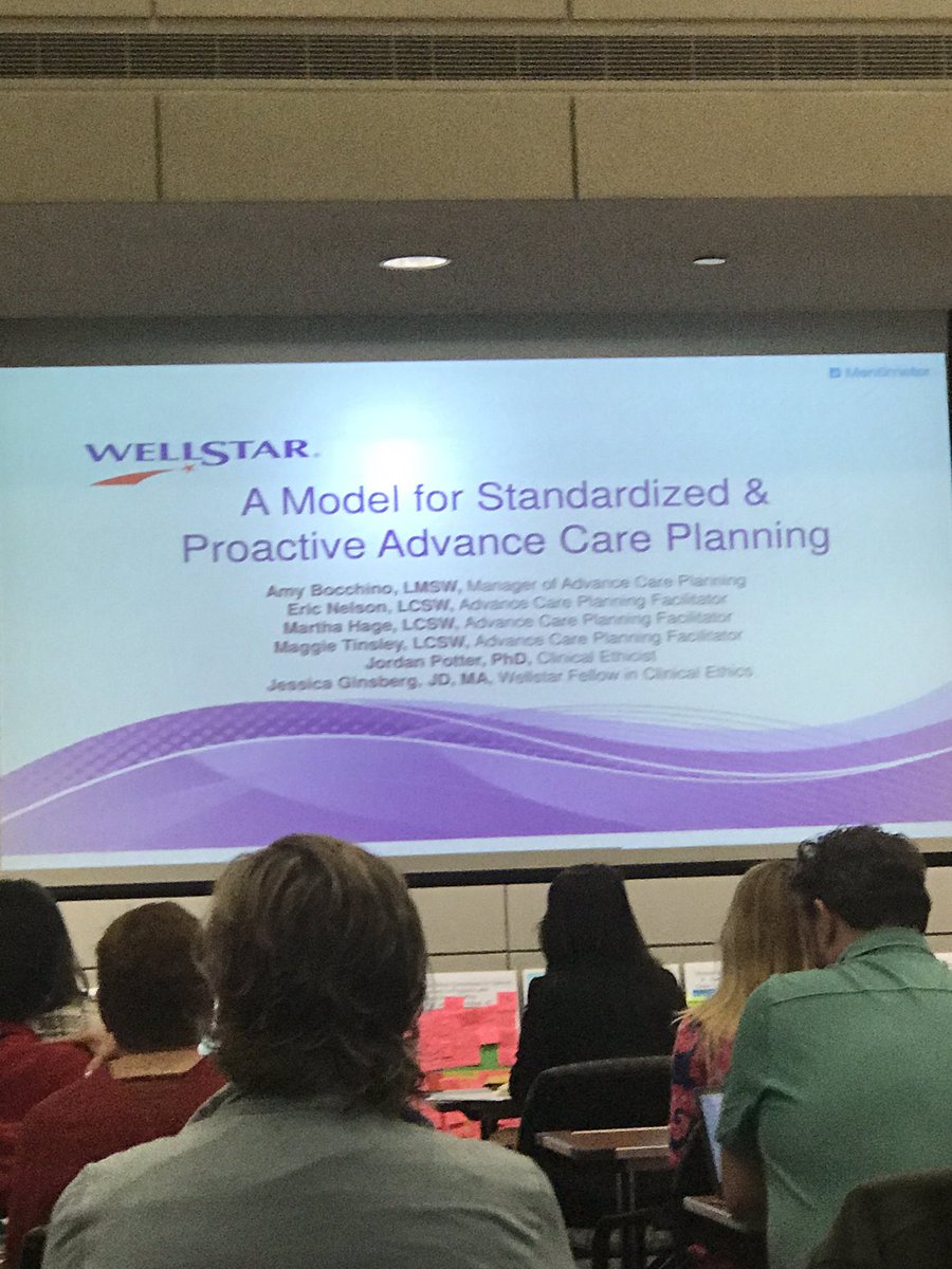 <a href="/Jessicagethics/">Jessie Ginsberg, JD, MBE, HEC-C</a> of @WellStarHealth talking about our innovative and proactive #advancecareplanning program in both the inpatient and outpatient settings at the #EthicsUnconference #bioethics #ethics <a href="/jlesandr/">Jason Lesandrini</a> <a href="/StevenEShields1/">Steven Shields, JD, MA, HEC-C</a> <a href="/susannahwlee/">Suzy Lee, JD, MPH (she/her/ethics)</a>