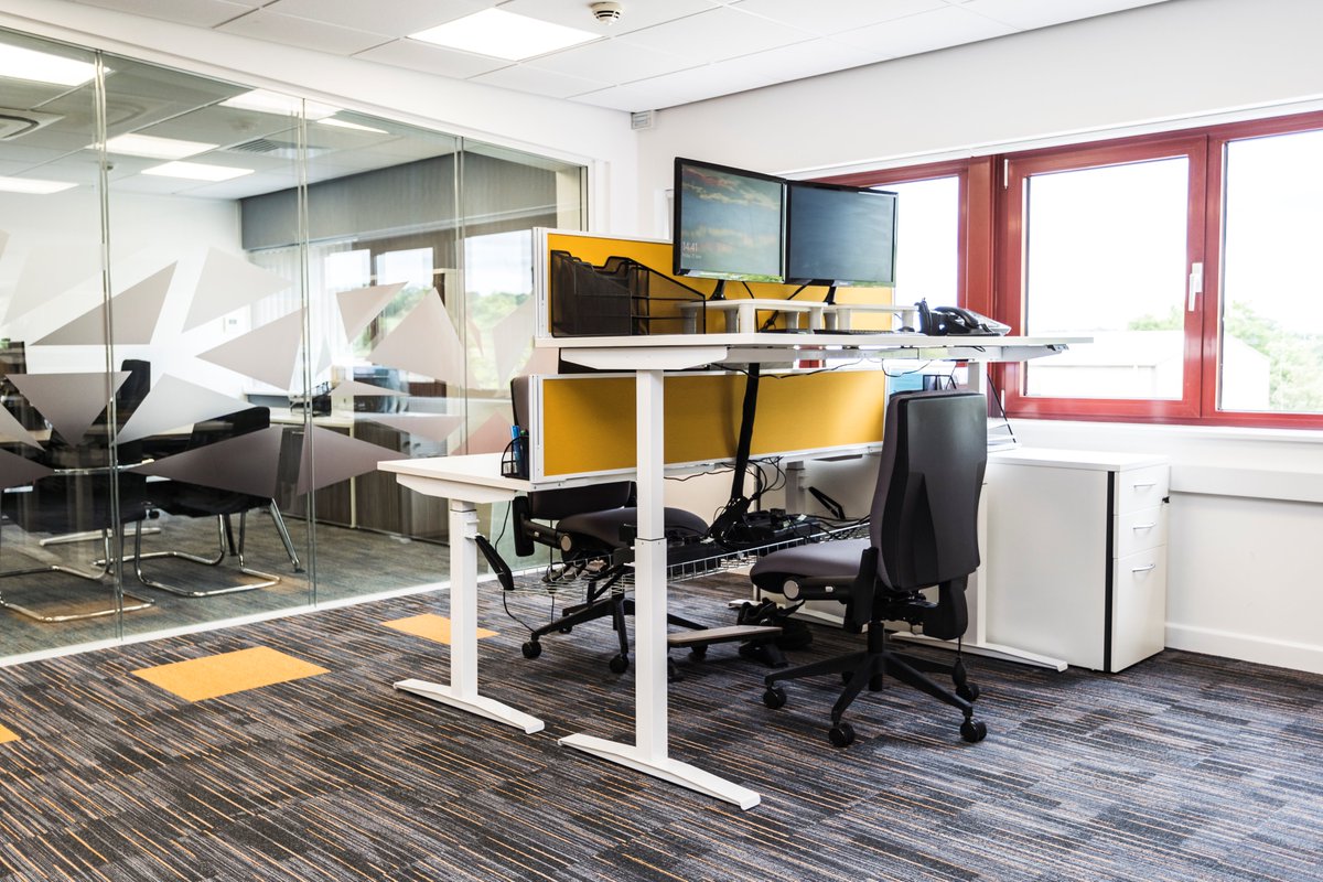 WinberryAssoc's tweet image. This client wanted to offer their team the option of standing or sitting at their workstations. 

Which do you prefer? Sit or stand?

#FridayThoughts #officedesign