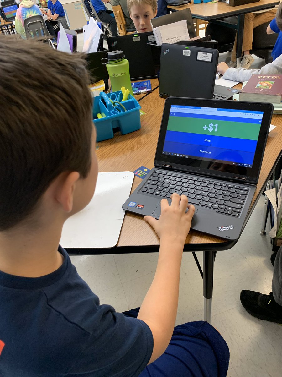 mrshollar's tweet image. Today we played around with #Gimkit!  Wow... so much fun!  Ss enjoyed having some “gaming” fun along with the quiz.  They were able to play as an individual assignment AND then as a class timed quiz.  Can you tell who figured out the strategies to gain more points?