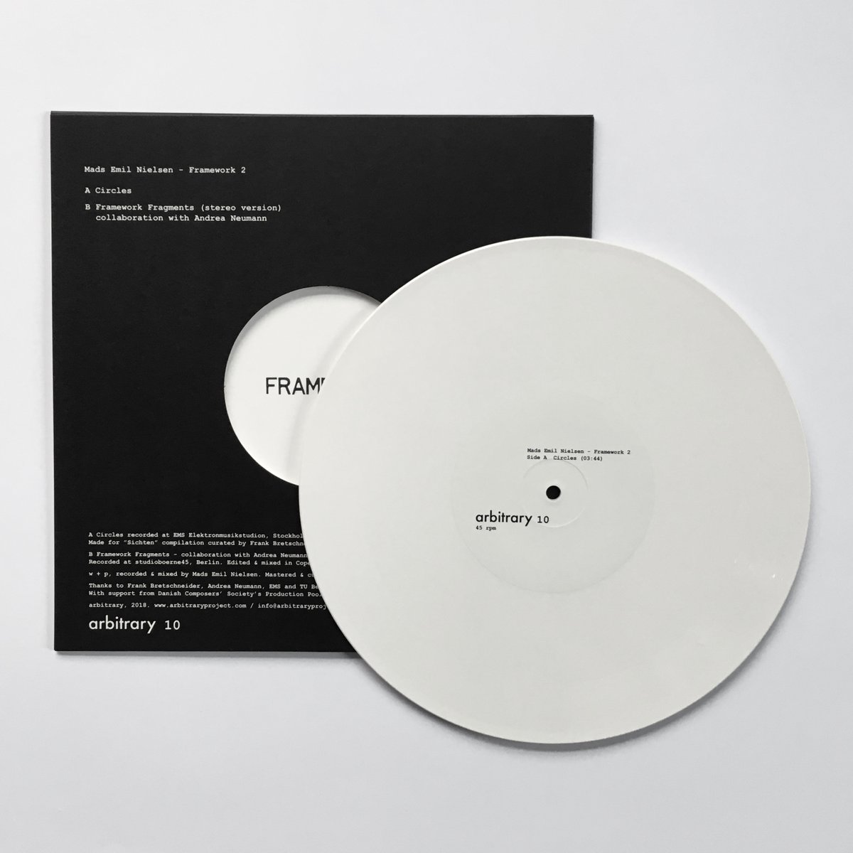 arbitrary_cph's tweet photo. arbitrary10, released today
@madsemilnielsen + V.A.: Framework 2
with #AndreaNeumann, #JanJelinek and @hidekiumezawa
2x10" mst & cut by @kassiantroyer + DL & fold-out insert, available via @anostnet: https://t.co/aunr6bvbu9
https://t.co/VbrJ3T0tlF
https://t.co/zLihqMM5AP https://t.co/4xdBSmZ3sw