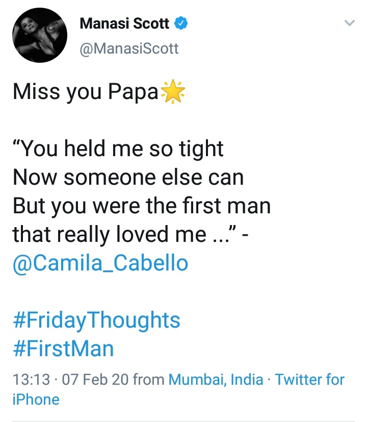 The comments praising camila and her dad for being strong emotionally.