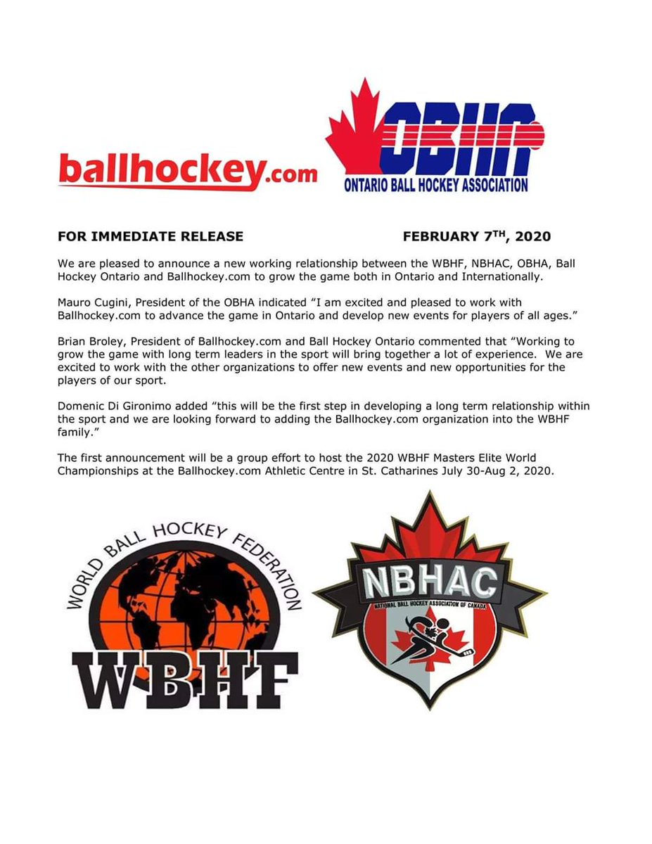 HookedStick's tweet photo. Growing the game in Ontario.@OntarioBallHock @ballhockey_com,in Canada @NBHAC and around the world @WBHFinfo https://t.co/T9Ncajjj5m