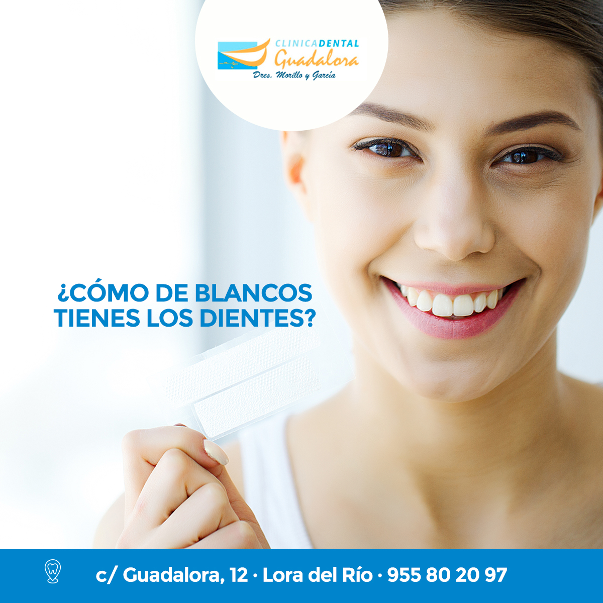 guadalora's tweet photo. ¿Cómo de blancos tienes los dientes?¿Cómo de blancos QUIERES tus dientes? 
✅ ¡Apuesta por el blanqueamiento dental!
📲 LLámanos al 955 80 20 97 y pide cita
#dentistaguadalora #odontologoguadalora #blanqueamientodental #blanqueamientodentalguadalora https://t.co/qjqO9EcVKQ