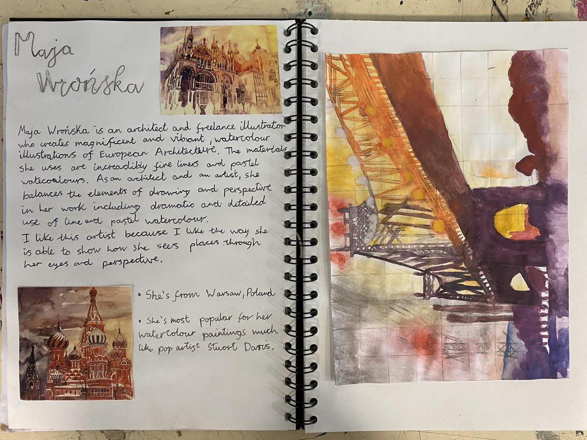 MissBeachgood's tweet photo. Year 10 Artists of the Day! Amazing homework yet again, voted by the students it was a tough one this week. Well done to Kira Beardsmore, Danton Rey and Freya Davis 😀 @ChewValleySch https://t.co/Iz3No4fi2j