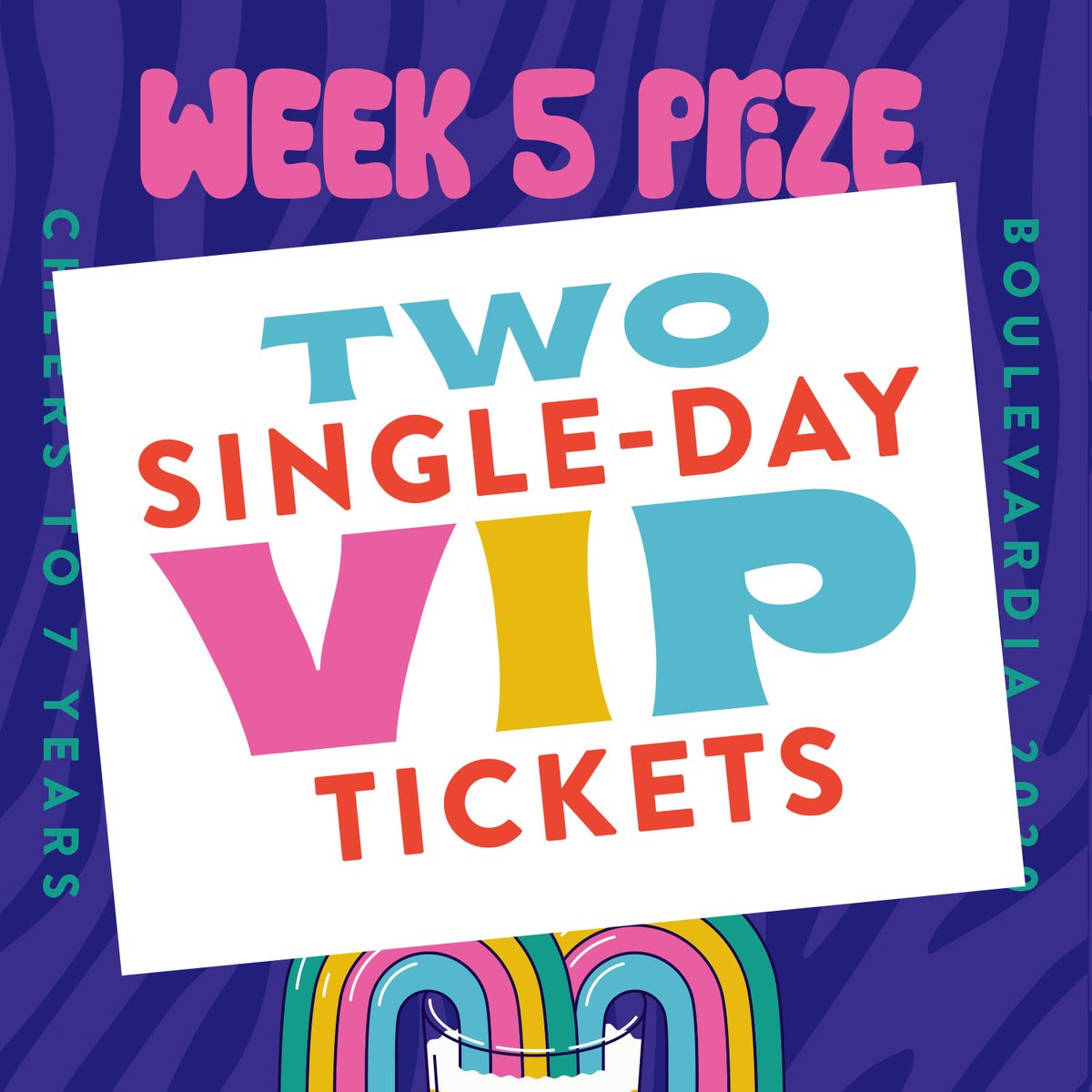 Time's a ticking! ⏰Pop onto the site for your chance at a GRAND experience, complete with a day of VIP access to #BLVDIA. 

gleam.io/h8ASg/cheers-t…