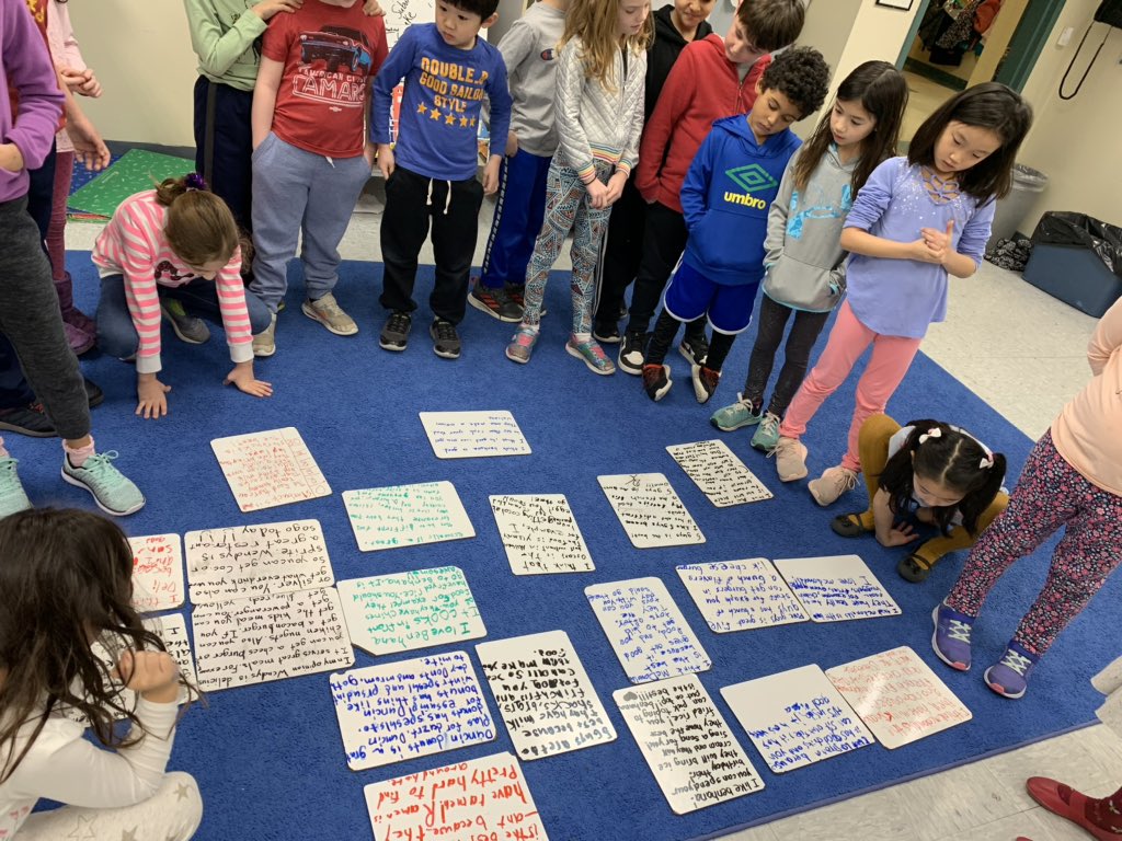 Such an exciting day in Writing Workshop! Students shared opinion pieces in a new way. The conversation that came from this activity blew me away! <a href="/WyomingElem/">Wyoming Elementary</a>