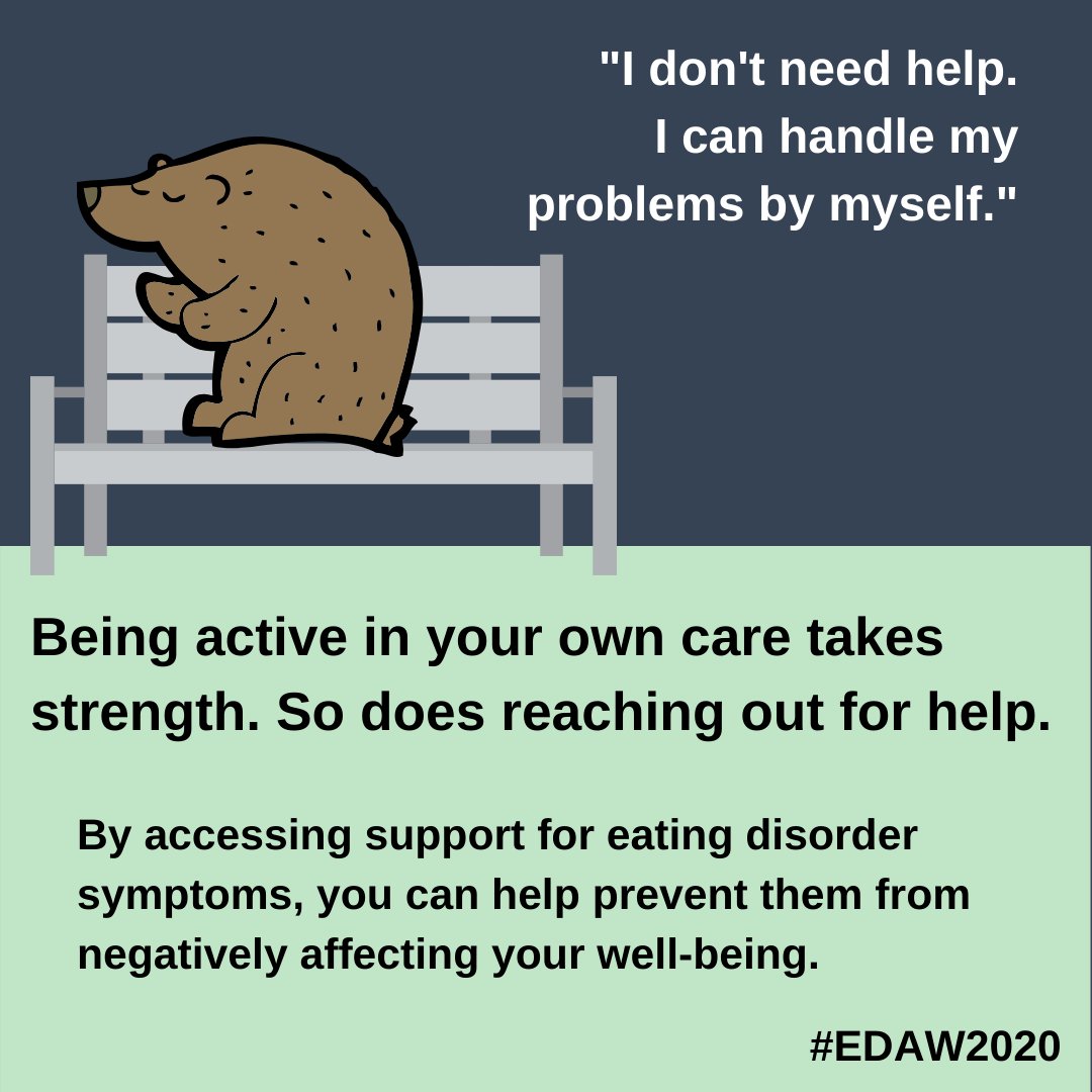 niagarahealth's tweet photo. Our Eating Disorder Outpatient Program strives to promote self-efficacy and empowerment of our clients. Our focus is on healthy lifestyle and self-acceptance. Learn more on how our team can help: https://t.co/73KXhqHVvl #EDAW2020 #EatingDisorderAwarenessWeek https://t.co/UZvld1EEaH