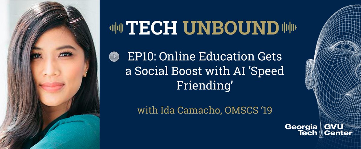 gvucenter's tweet image. Welcome to &apos;speed friending&apos;, an #AI-powered solution for students to meet each other in online classes. Kick off your #AAAI2020 w/ AI designer and @GTOMSCS alumna Ida Camacho on #TechUnbound.

Podcast: bit.ly/39hUmS0

Georgia Tech @ AAAI: mailchi.mp/5e389bdf8f74/l…
