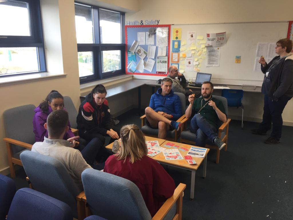 bradleystokecs's tweet photo. Time to Talk Day 2020 took place a day late due to enrichment events yesterday.  Cakes, cuppa and a chat! #timetotalk2020 @olympustrust https://t.co/MkEFsUrpkp