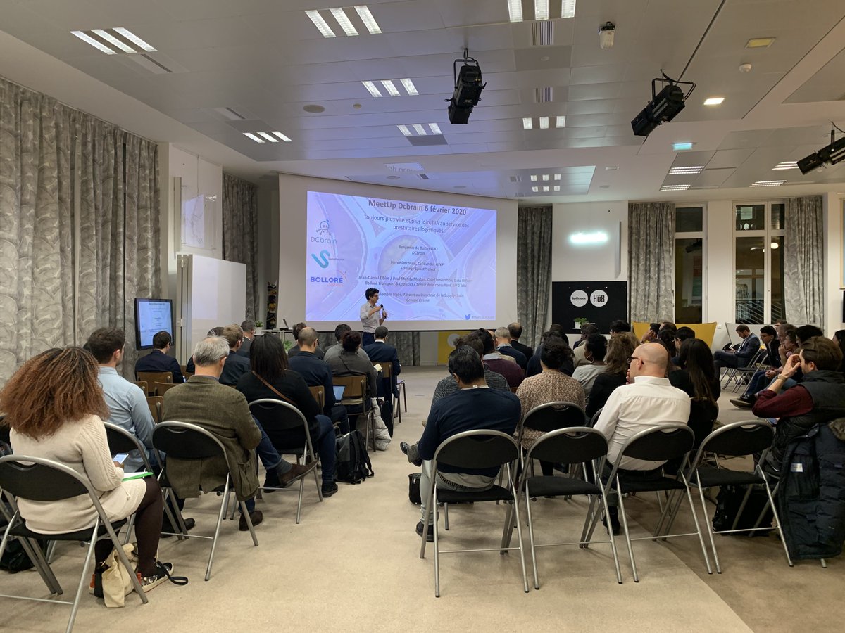 DCbrain_feed's tweet photo. Encore un grand merci à tous pour le #meetupdcbrain d'hier soir! Nous remercions plus particulièrement les intervenants de @SprintProject_ @Bollore_BTL @Groupe_Casino et également @BpifranceHub!
Retour en image 👇
#IntelligenceArtificielle #ArtificialIntelligence #innovation https://t.co/o17QaVfWgC