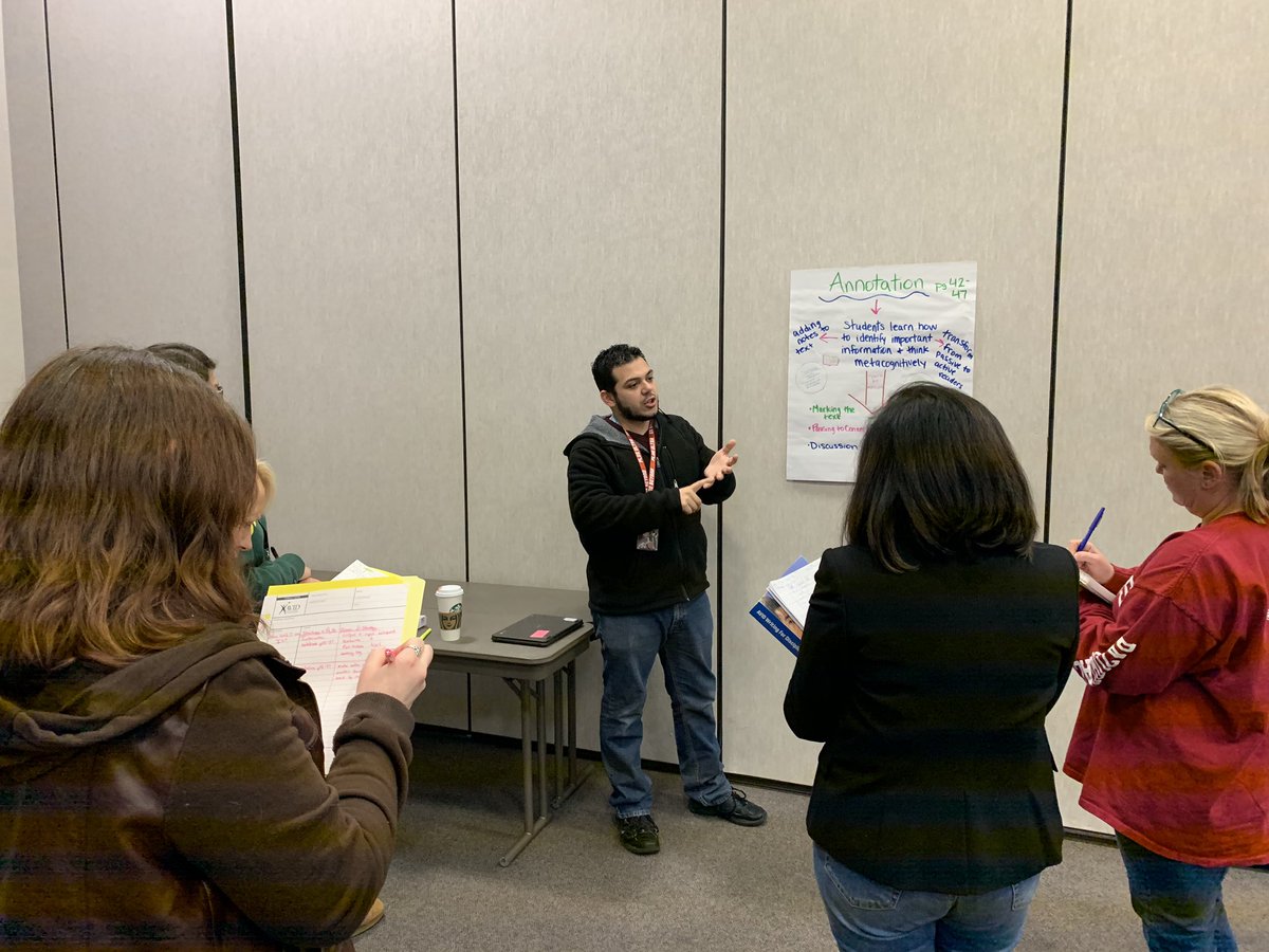 craigjmckinney's tweet photo. Plano teachers share their one-pagers to teach each other about learning-through-writing core strategies at #AVIDLTW training. @AVID4College #PISDLearns #PlanoAVID https://t.co/OlbEbzMuvQ