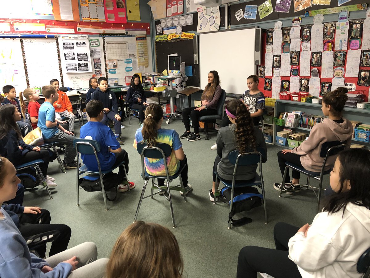5Rlivelovelearn's tweet photo. 5R learned some Mindful Movements with our visitor, Ms. Sam, today! They really enjoyed practicing a special breathing technique while thinking, “I am calm now.” This will be so helpful working through any stress at school or home. Thank you Sam! #rooseveltpride https://t.co/RT8l06MMvR