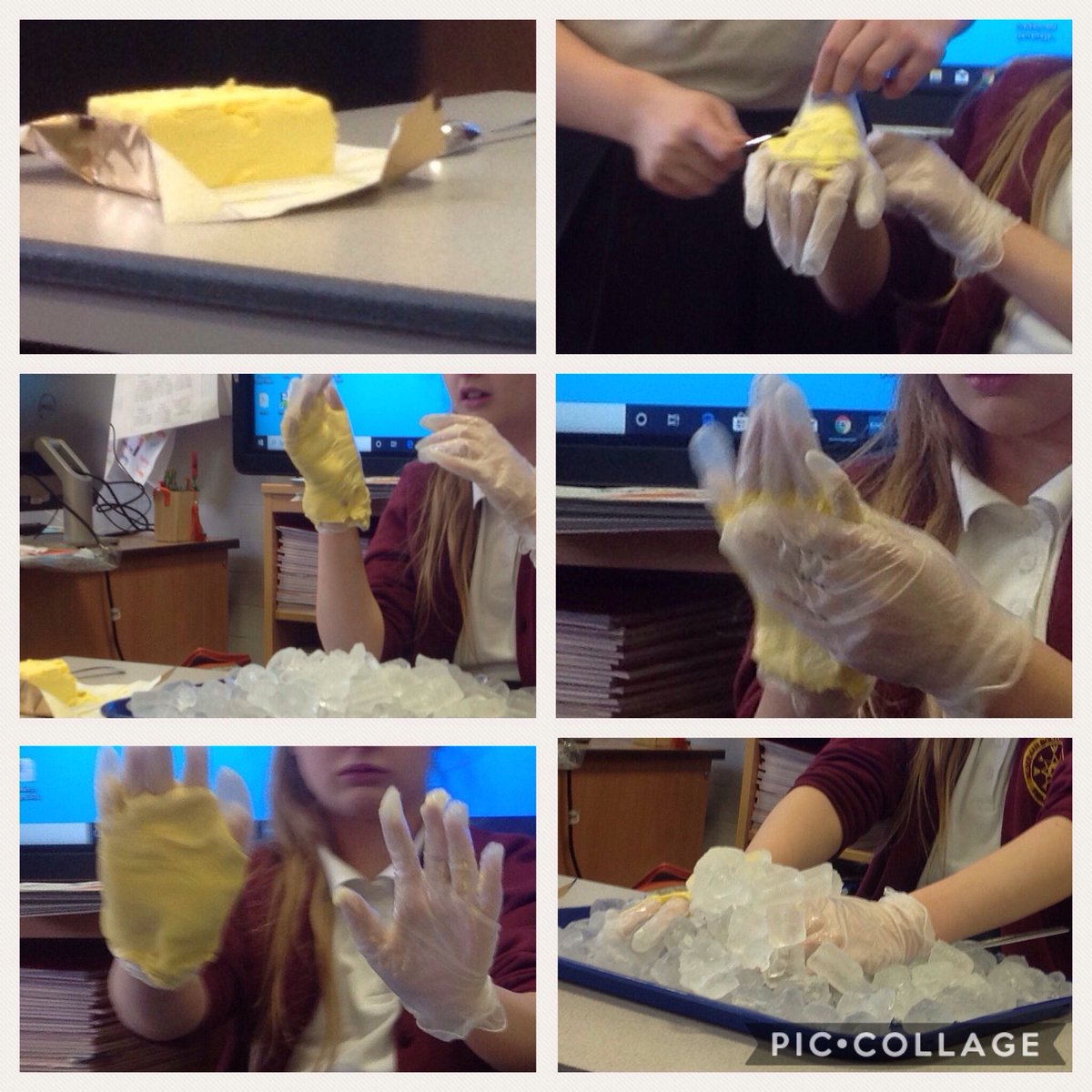 ABCPschool's tweet photo. Year 6 investigating how penguins have adapted over time! #ABPSScience #Adaptation #Blubber https://t.co/lcYL4djKjL