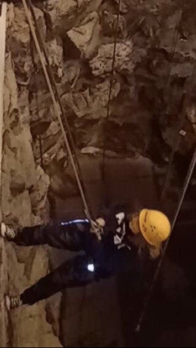 TanyaMunton77's tweet photo. Can’t thank @goviloncentre enough for their patience, support and banter each year with CE.. these guys deserve medals and the cooks are the best! #Govilon2020 here’s me supporting one of the boys abseiling, the child is obv cropped out! https://t.co/hya3k7YoLB