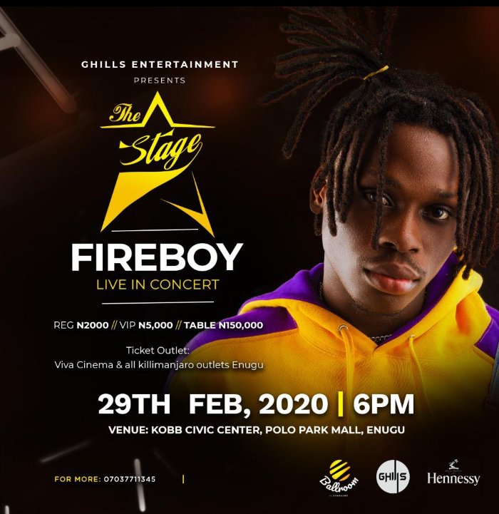 ify_adaide's tweet photo. #DontWorryBeHappy
FireBoy Live in Enugu... Come experience a different kinda fun
Tickets available @vivacinemas and all the Kilimanjaro Outlets, Enugu...
#PlanToAttend
@mc_ohis
@GHillsEnt
@Coal_City
#MadFun
#MassiveFun
#entertainment
#Live https://t.co/TJR34Q6u1I