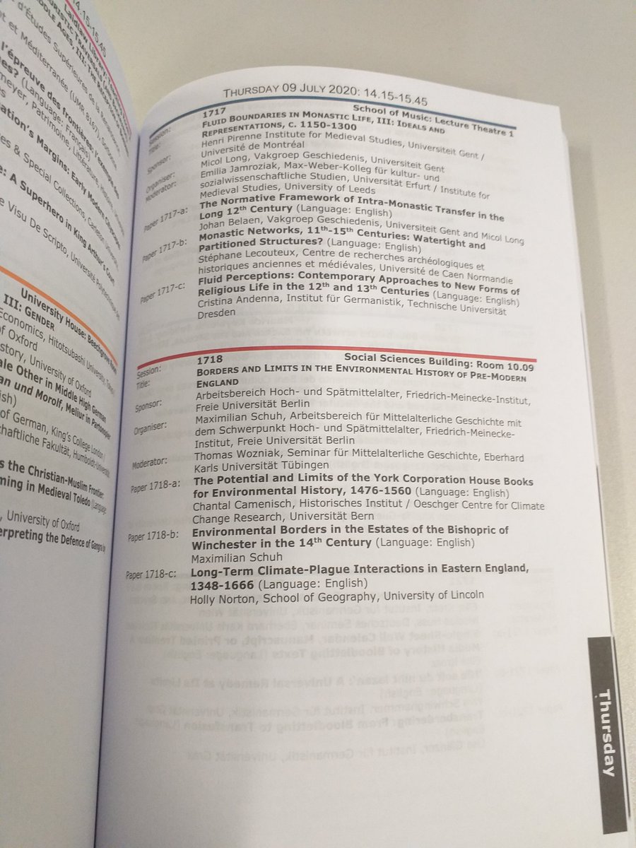 Finally got hold of this!! I must say, Thursday afternoon looks really interesting #IMC2020