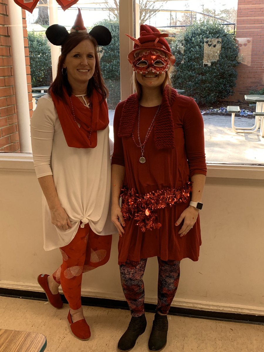 GlenAlpine's tweet photo. Glen Alpine Students dressed their teachers for National Wear Red Day which recognizes Heart Disease. https://t.co/PjtR8FEHGm