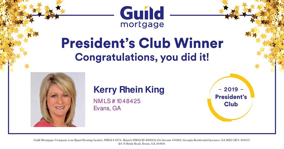 CompanyGuild's tweet photo. Guild had an amazing year in 2019! So proud of our very own, Mike Harley and Kerry Rhein King for this great accomplishment! Congratulations to everyone for making the President's Club and we can't wait to see what 2020 brings! 🥳
#GuildMortgage
#PresidentsClub
#ChooseGuild https://t.co/e2AUvxPciX