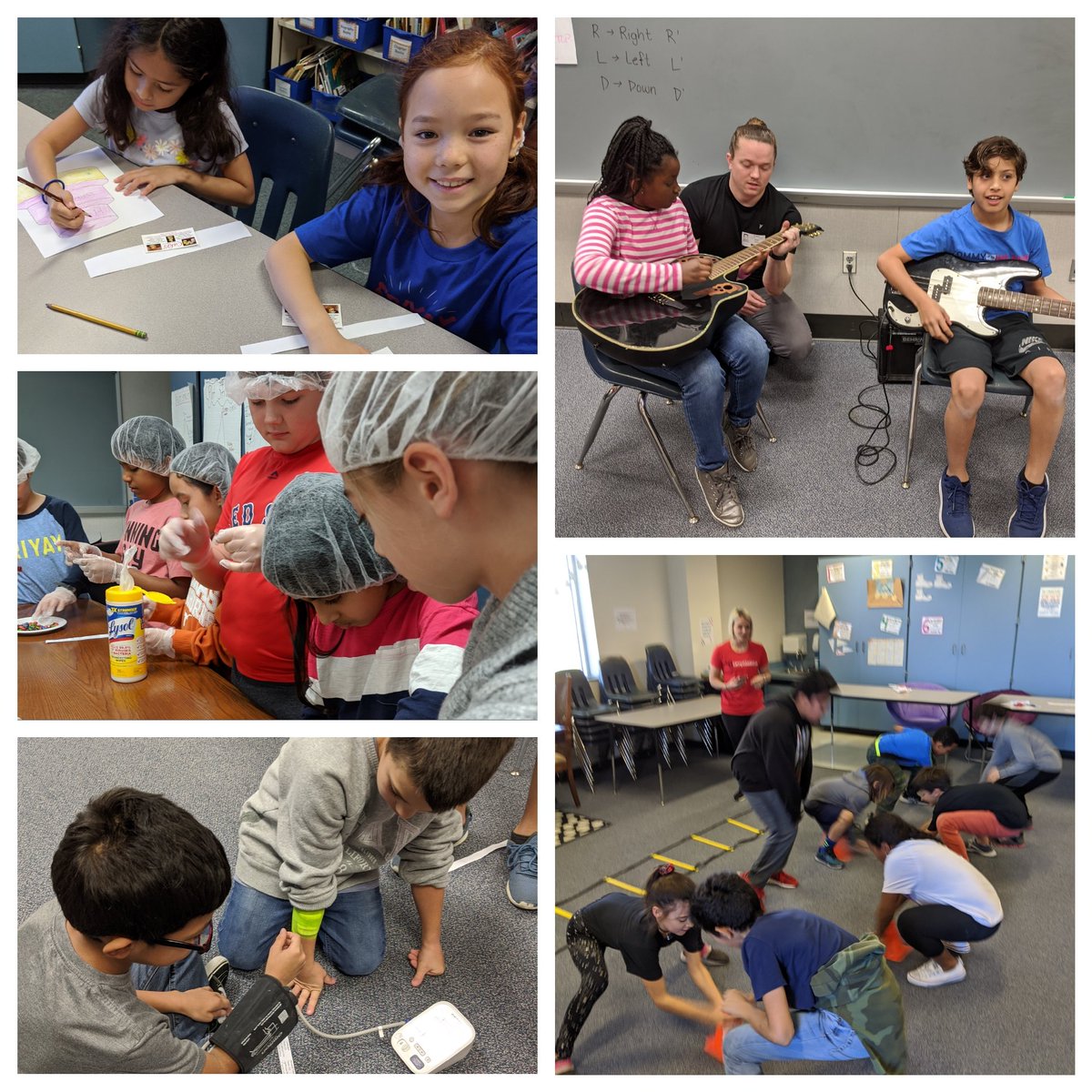 LBrockCounselor's tweet photo. It's Career Day @FalconPassElem ! Thank you to all of the presenters for creating exciting, hands-on, career learning! https://t.co/cjEZzpGFNm