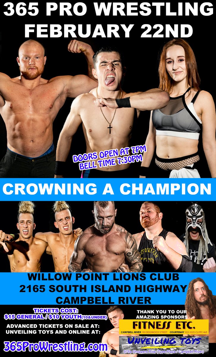 365EddieO's tweet photo. Excited to get to step in the ring with the @VorosTwins on February 22nd in #CampbellRiver. These #twins are always killing it at the #LionsGateDojo and travelling across the world getting better and better. #pushingme #StepUp #hardwork #365prowrestling https://t.co/2pfEqTvFuh