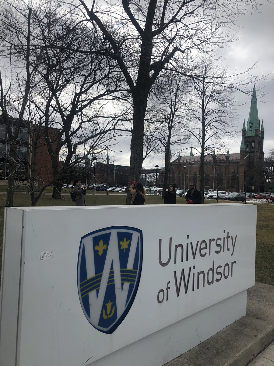 WindsorLawILS's tweet photo. Red Ribbon Tie Up @WindsorLaw Shkawbewisag Student Law Society and @UWindsor Native Student Alliance spread awareness of #MMIWG https://t.co/poB74wITJR