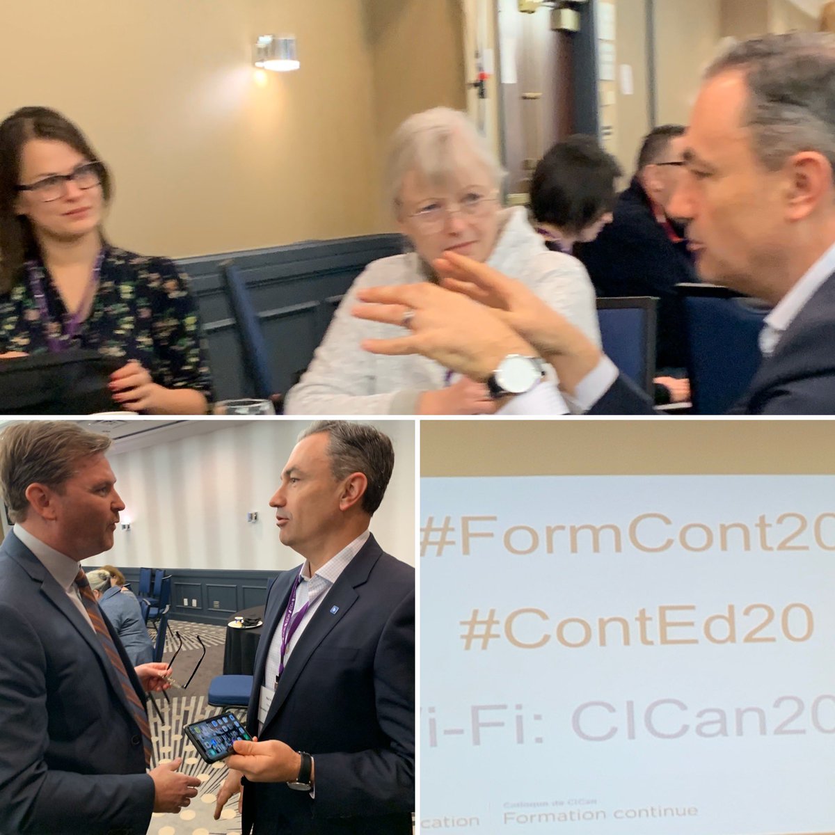 neilparmenter's tweet photo. Great meeting with Continuing Educators from Canada’s Colleges this morning. Key partners for banks and other industries focused on #futureofwork So many opportunities for collaboration on reskilling and retraining #ContEd20 https://t.co/4qAsLjAUOP