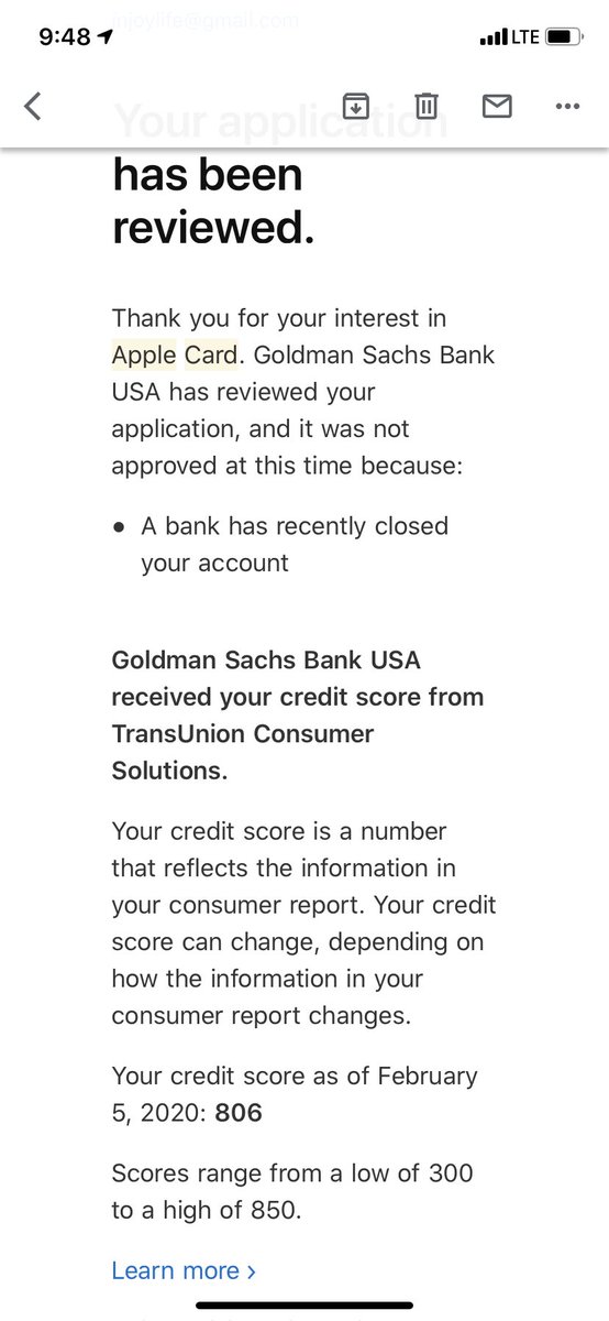 BarbieJohnson's tweet photo. @gsbanksupport It was an account that we had and decided to go inactive with because we had 6 accounts with another bank. You see my credit score...crazy that they discriminate because a bank closed an account that I hadn’t used in years. https://t.co/uwwLcXp5jS