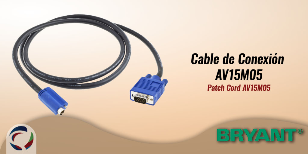 CsSupplyInt's tweet photo. Patch Cord AV Plug and Play, 15-Pin Male to 8-Pin Male.  #28 AWG wire. HUBBELL is always your first choice when choosing materials for wiring projects, and CS Supply International distributes them for you throughout Latin America and the US. Visit us at https://t.co/tmtX7wKiF5 https://t.co/OAb9xUXvJt