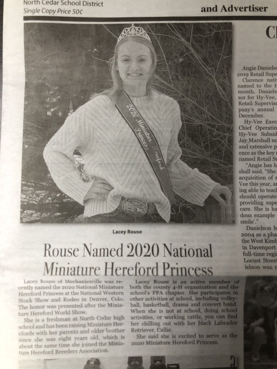 DRouseNC's tweet photo. Only in small-town America is this front-page news... still, kinda proud. https://t.co/Vf1s0TUtf8