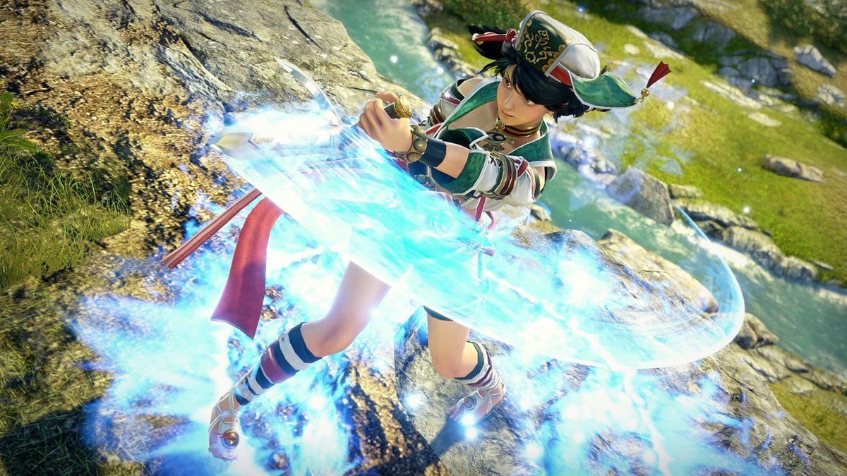 Hayate_Ein's tweet photo. Today's Ansel screenshots feature Talim's New Moves in the Season2 of #SoulCaliburVI.

It always seems like she is carried by the wind in every moves and she always smiles!

Reference Moves:
1: Wind Charmer BA
2: BT 2B+K
3: SC 2BAB
4: BT 8B+K

Feel free to share &amp; use!
#SCVI_TLM https://t.co/mQEKvxm67r