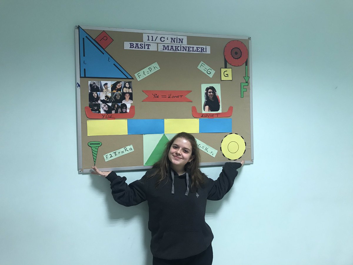 DemirelliGozde's tweet photo. ÇEKMEKÖY DOĞA KOLEJİ                11/C➡️SIMPLE MACHINES➡️PHYSICS @GOKHANKNGR @fatmaguldumann https://t.co/LspUkOE8m3