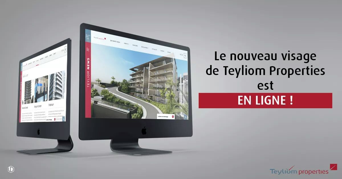Notre nouveau site web est enfin en ligne ! 
Teyliom Properties vous invite à consulter sa nouvelle plateforme pour avoir plus d'informations sur nos projets et nos réalisations . 

teyliomproperties.com

#NewWebSite #TeyliomProperties #2k20 #Projets #Futur #Réalisations
