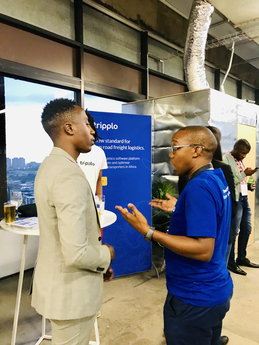 Tripplosoftware's tweet photo. Team Tripplo at the #ffashowcase2020! We showcased how Tripplo is creating the New Standard for African Road Freight Logistics. Thanks to our strategic partner @founderfactoryafrica for hosting such an incredible event!
#startup #Africa #entrepreneur #venture #ffashowcase2020 https://t.co/teuEXnLqAr