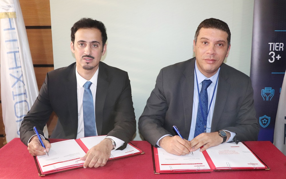 DataXion_'s tweet photo. Ooredoo a signé, jeudi 6 février 2020, deux partenariats avec Poulina Group Holding et le DataCenter DataXion, filiale du groupe PGH, en présence de Mansoor Al Khater, Directeur général de Ooredoo Tunisie, Moez Lidinellah Mokaddem, CEO de PGH, et Naceur Kchaou, CEO de DataXion. https://t.co/dHpp4Q4Yoz