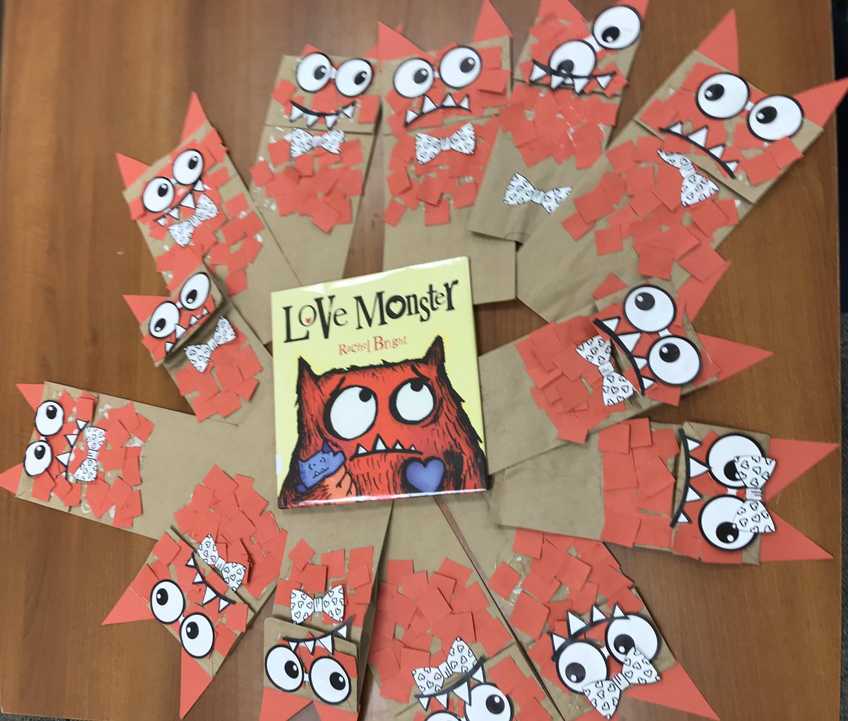 MrsDtheSLP's tweet photo. Love Monsters took over speech group today! ❤️ Didn’t our puppets turn out so cute?! @SLPMason https://t.co/vvBtU57jNo