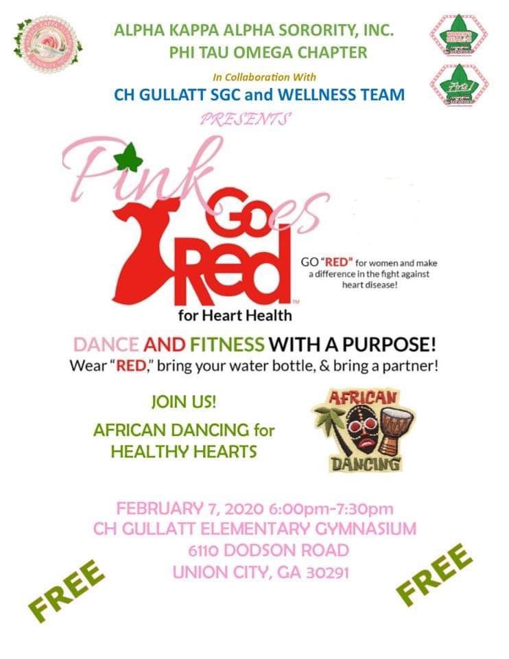 AKAPhiTauOmega's tweet image. Join us this evening as we "party" with a purpose at our African Dance class to bring awareness to Heart Health.  The event is free and open to the public.

Skee you there💌💚💌💚

#AKAPinkGoesRed #TargetII #AKA #PTO #ServiceToAllMankind
#BeHeartSmart
