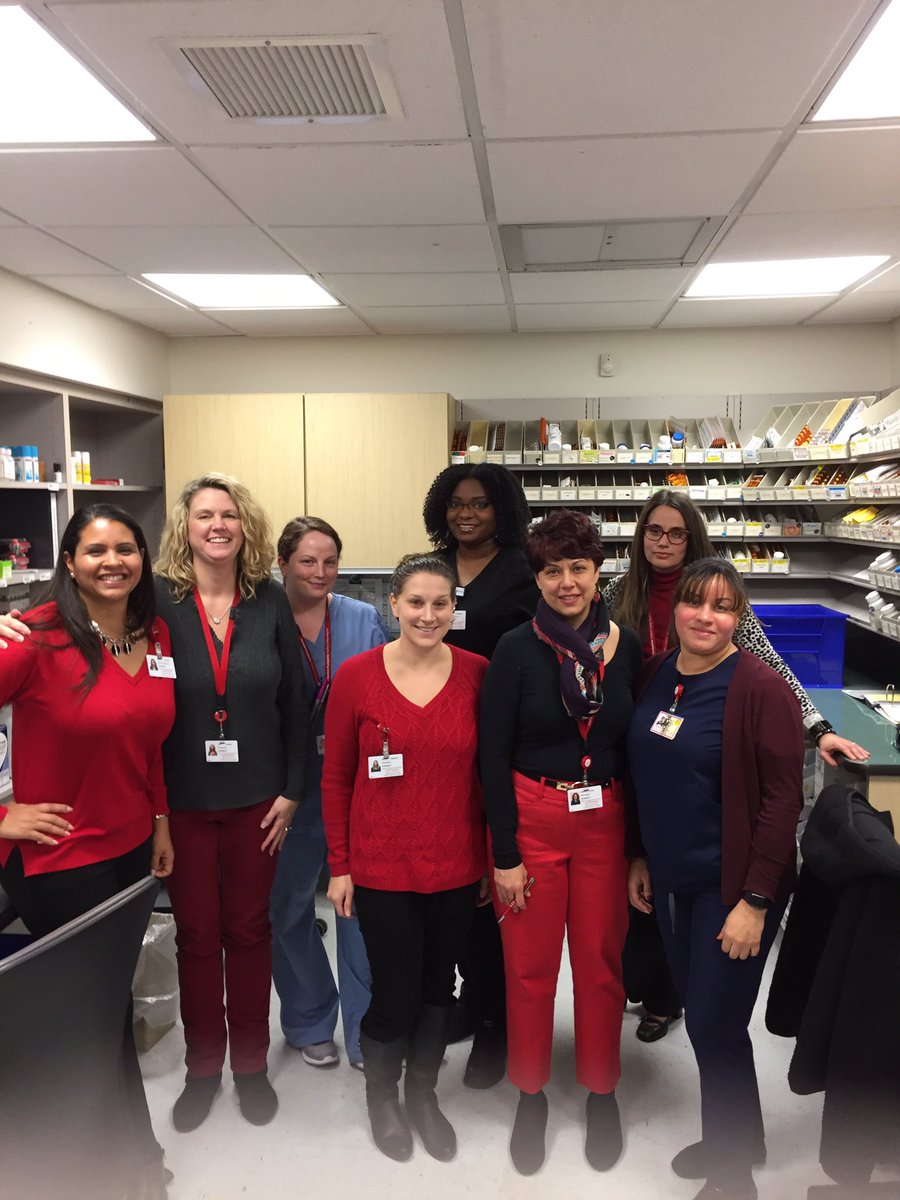 Our NYPHVH Pharmacy team supports #NYPHeart! ❤️
