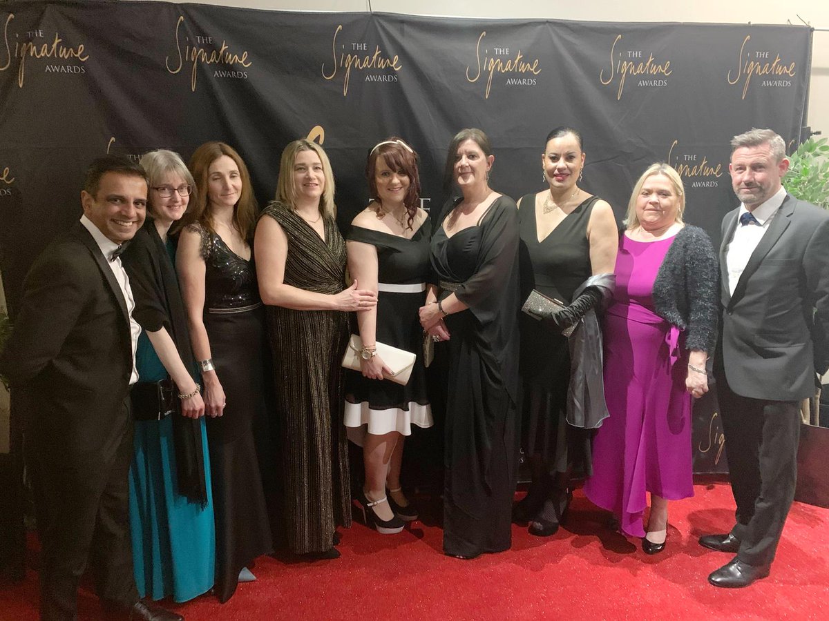 Team Blackthorns and guests at The Signature Award #sigsbham2020