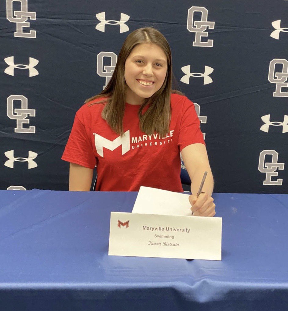 MUswimdive's tweet photo. Welcoming our most recent signee to Saints Swim &amp; Dive, Karen Bistrain-Diaz. Go Saints! https://t.co/EswDC2pbeT