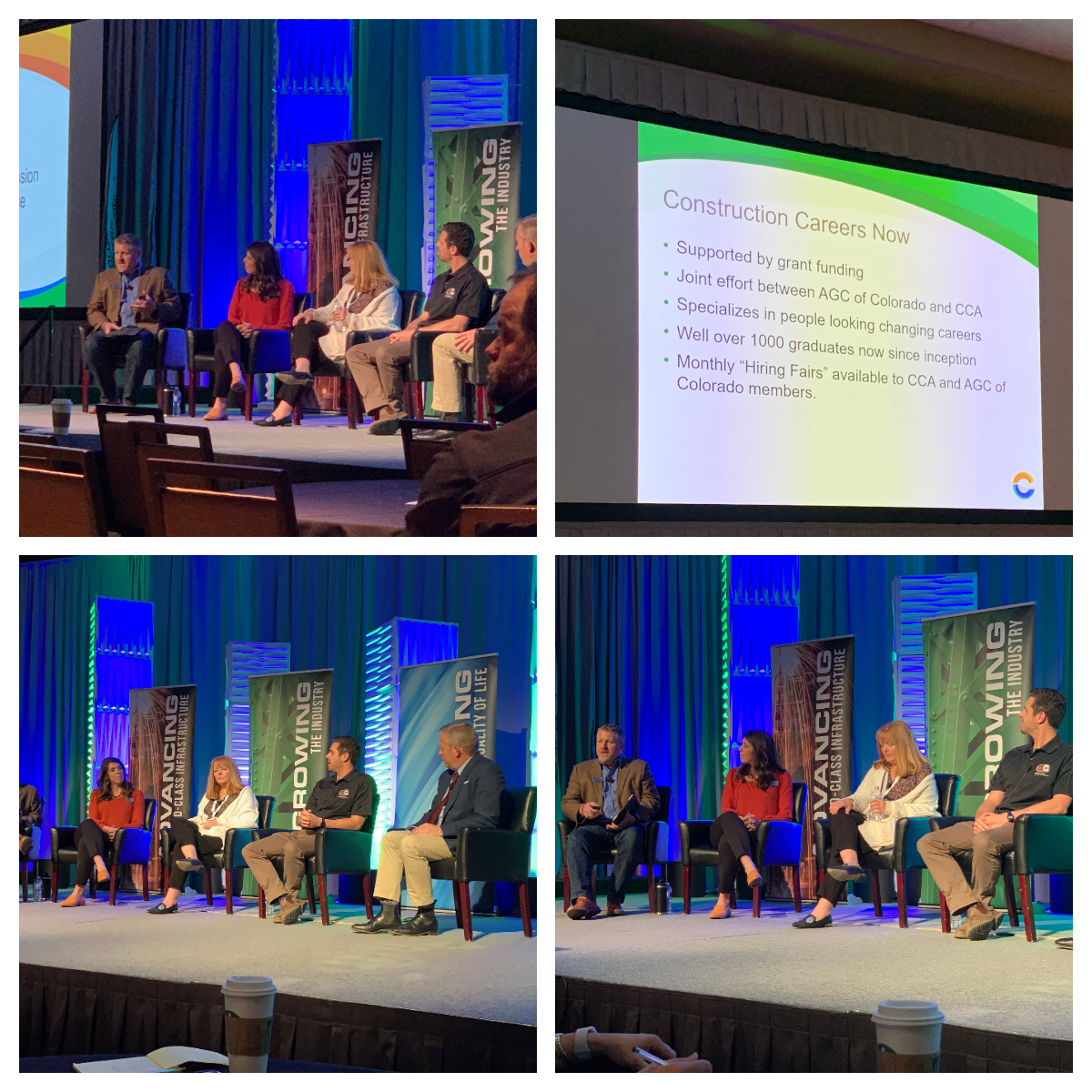 CefColorado's tweet photo. #FBF to when Construction Education Foundation of Colorado  Advocate, Erika &amp; Mike Degitis (Our instructor from Cherry Creek Innovation Campus) spoke on a panel Colorado Contractors Association Conference last week. Learn more https://t.co/VbGlzm0yRJ #SkilledTrades #CEFColorado https://t.co/ZQK0UGKz7h