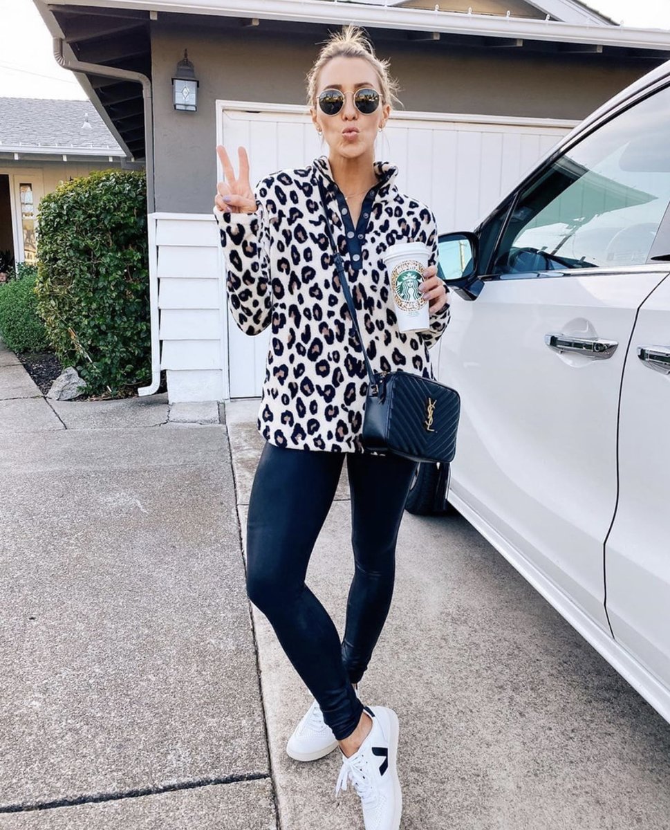 socialite_ca's tweet photo. The Faux Fur Pullover as seen on @shannonwillardson + available in stores &amp; online @nordstrom https://t.co/T1QwFZqNx3
