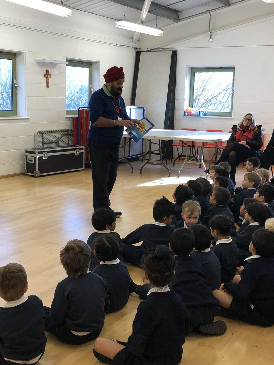 SJBpreprep's tweet photo. Thank you to Mr Vig for his inspirational talk to Pre prep and Bellermin boys all about Sikhism. https://t.co/QiURQD4d3F