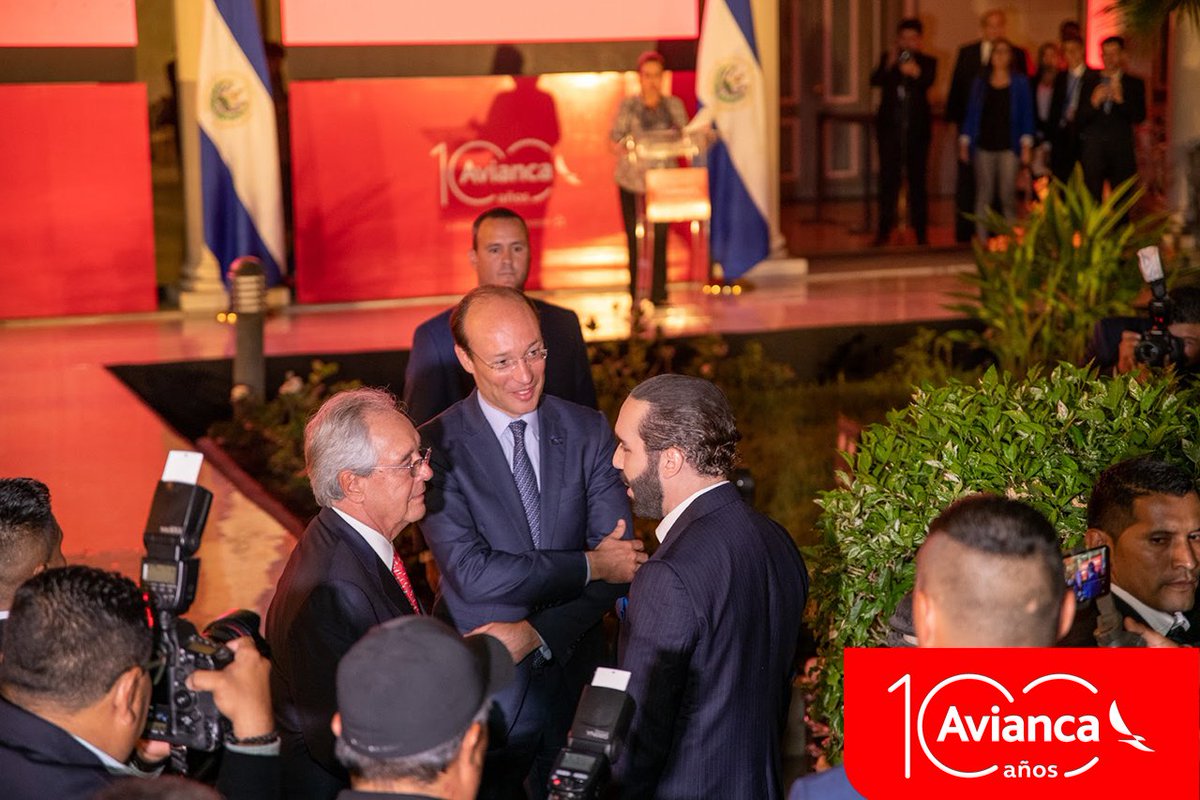 aviancacam's tweet photo. #ElSalvador Desde un destino increíble seguimos celebrando nuestro primer siglo en el aire 💯. ¡El Salvador 🇸🇻 fue la casa de un gran evento en el que nos propusimos volar #Por100AñosMás junto a ti! https://t.co/petDQMss6T