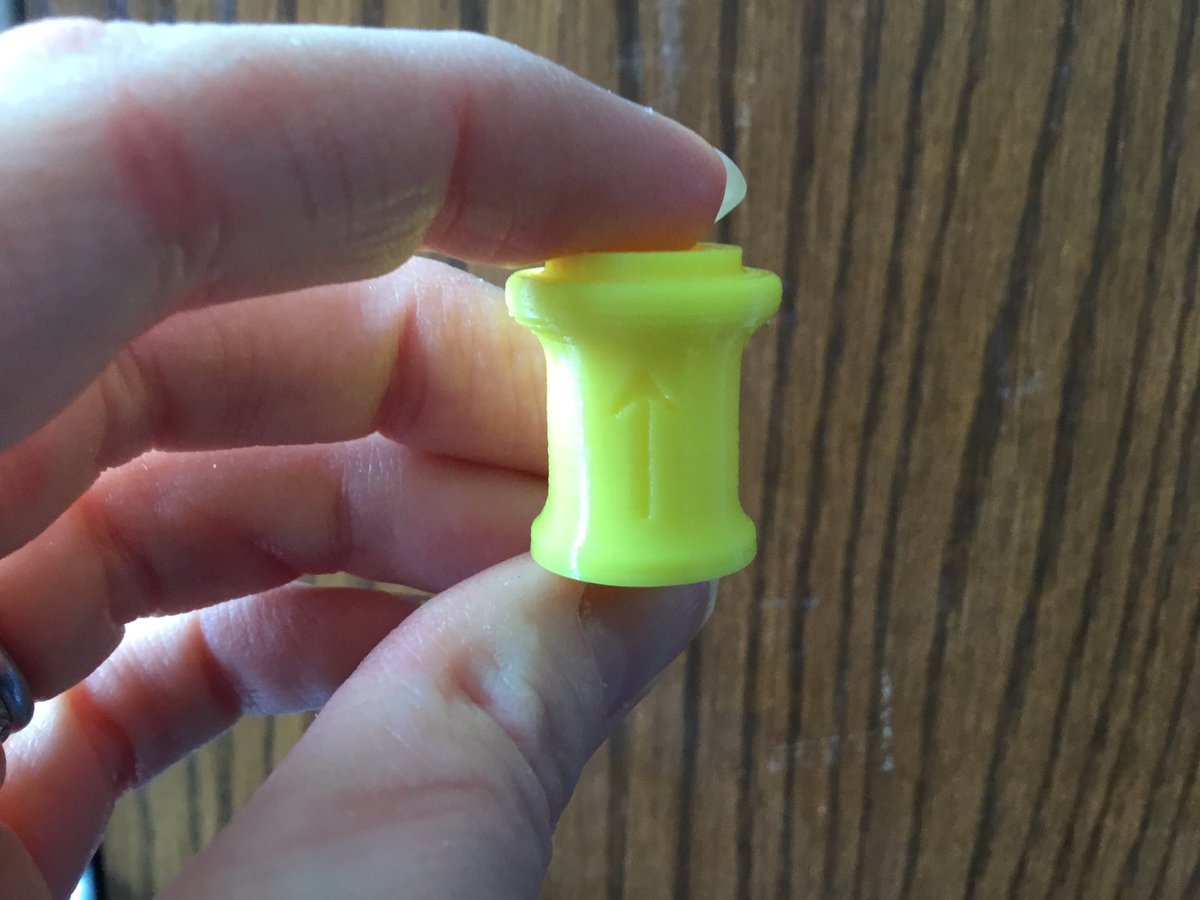 mcluebbe's tweet photo. Real life example of perseverance and not giving up! We had one lesson learned that led to first successful 3D print! @lord_512 https://t.co/j6LFqlhpSl