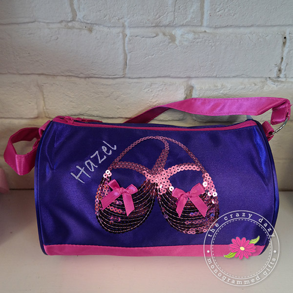 Hazel, we hope you love your new #dance bag! Have fun at class!! #personalziedgifts bit.ly/2UnWDXr