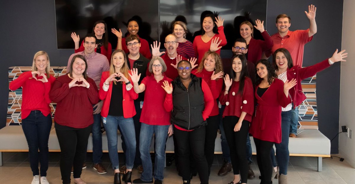 LifeatDHG's tweet photo. Wearing our RED today to support @American_Heart and their mission of preventing heart disease ❤️ #NationalWearRedDay #DHGImpact #LifeBeyondNumbers https://t.co/ZvOvnAGdWB