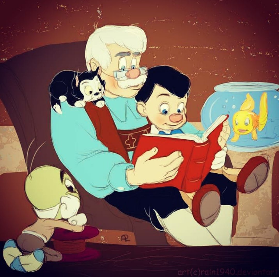 Happy 80th birthday to my favorite wooden boy! 😊 If you have ever been wondering what the '1940' stands for in my nickname, here's the answer: the year when #Pinocchio was first released. I know this is an ancient piece, but sadly this week was too busy. #classicdisney