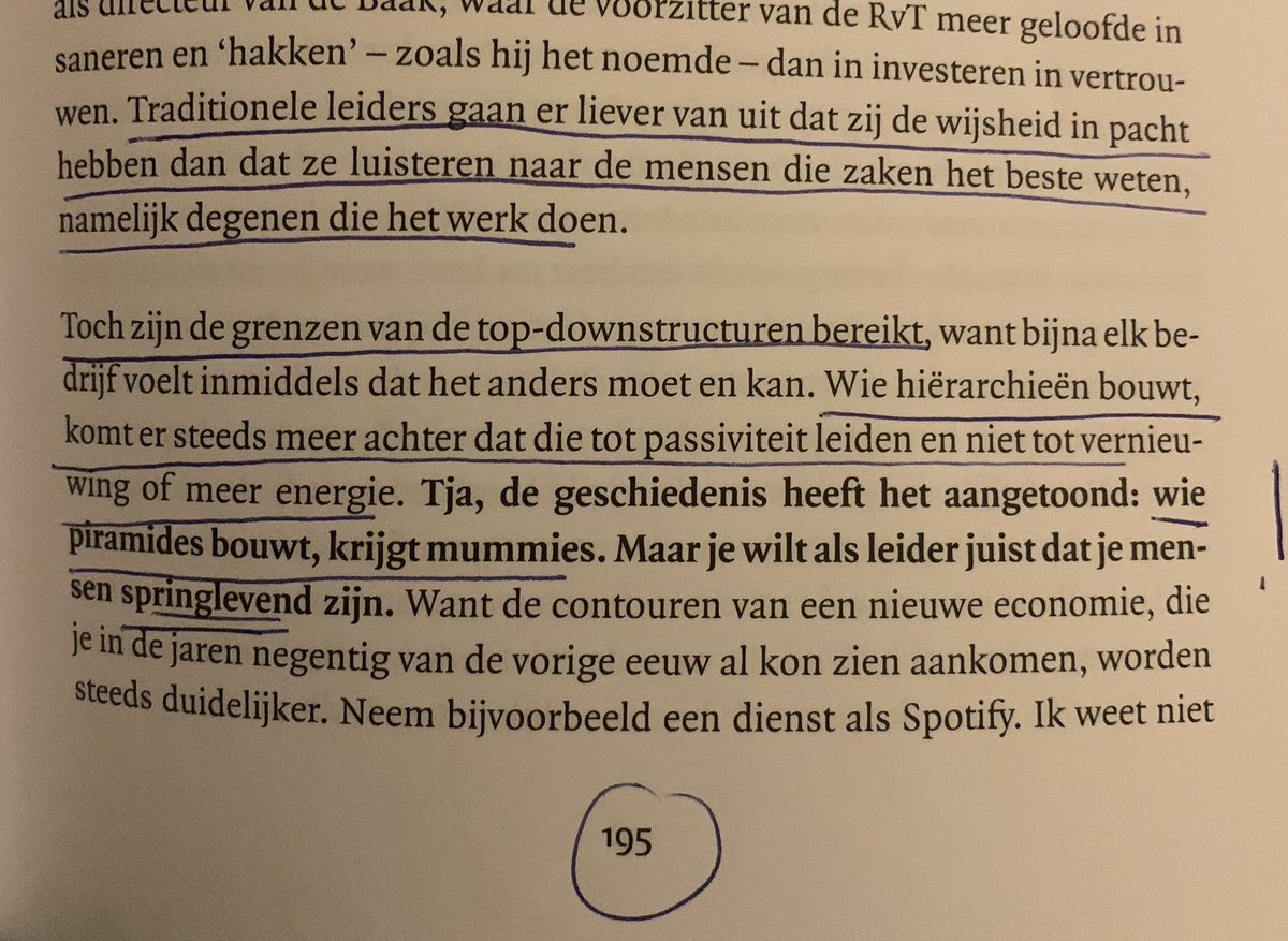 Deze: “Wie piramides bouwt, krijgt mummies.” Geniaal gevonden. En waar. 
@arkovb #OndernemenMetImpact