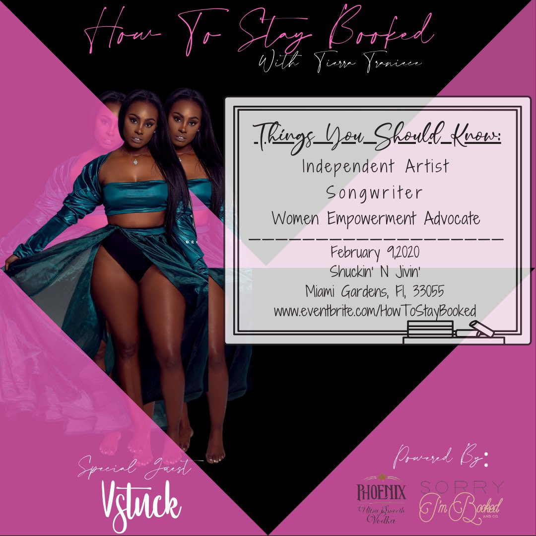 TierraTraniece's tweet photo. Now, a sold out event. All 3 shows!π see you guys Sunday! Free cocktails sponsored by Phoenix Vodka. Drinks by @iBellaNIEMA and great vibes by youπ #howtostaybooked #sorryimbooked https://t.co/KcSM3ciIUt